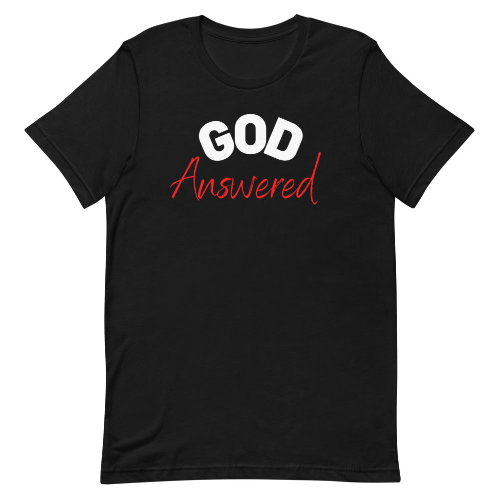 Adult God Answered T-Shirt