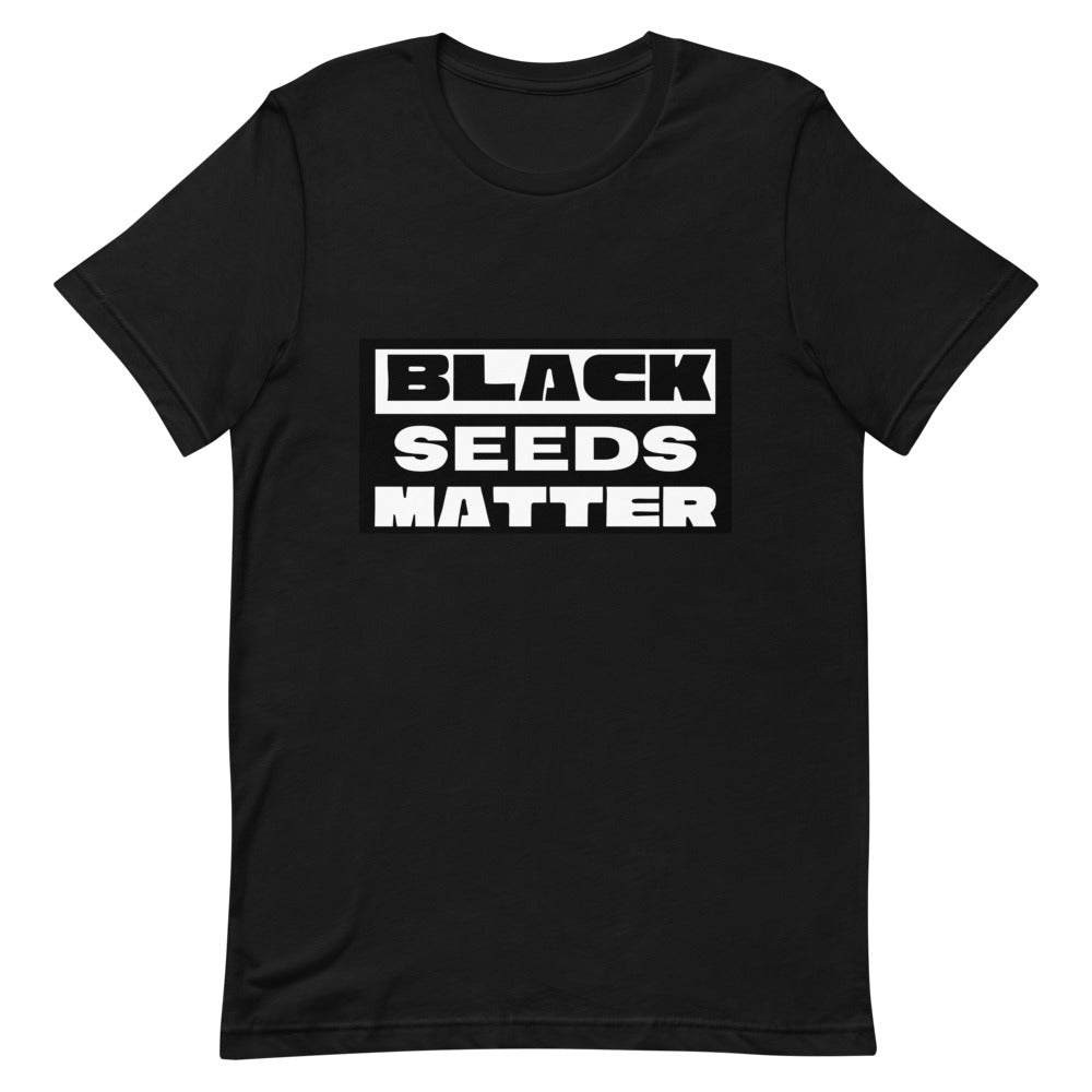 Adult Black Seeds Matter Unisex T-Shirt
